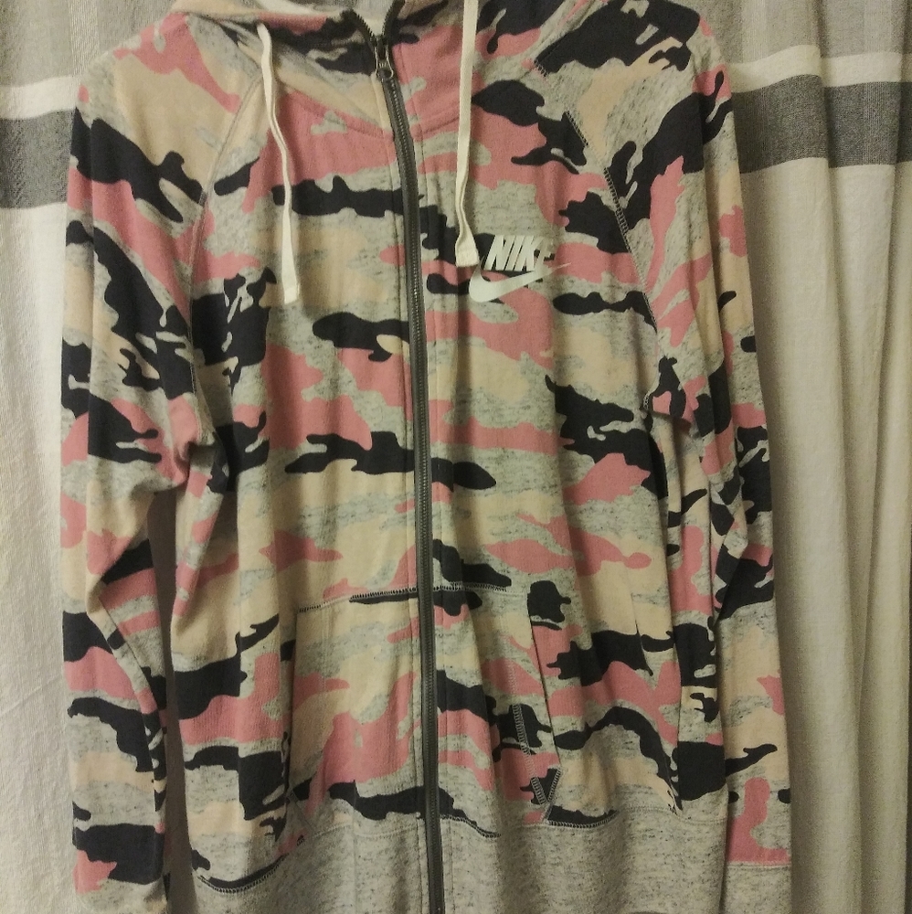 Nike hooded zip sweatshirt